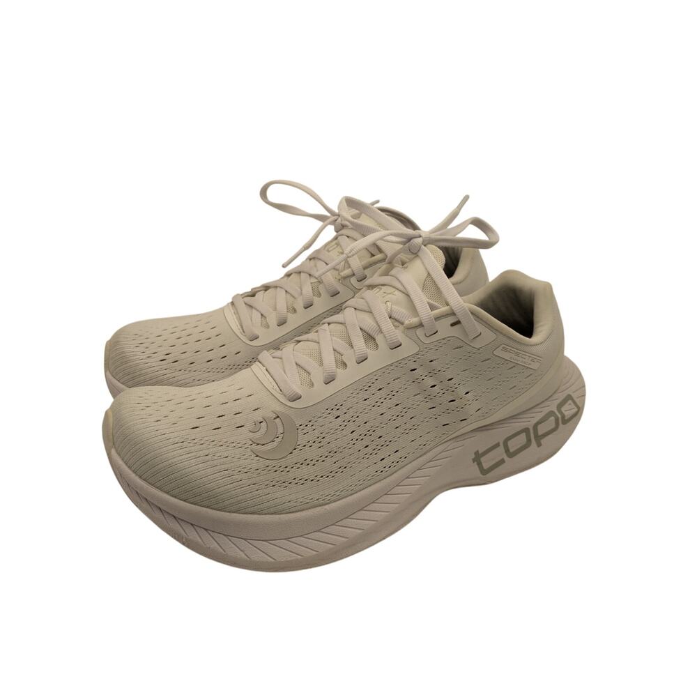 Women's Topo Specter White Gray Road Running Shoes Size 9.5